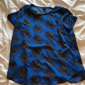 Ann Taylor blue top medium